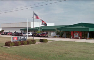 The headquarters of Roach Manufacturing's conveyor facility in Trumann.