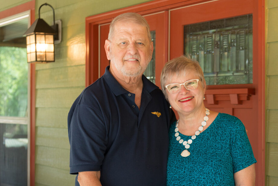 Joel and Debra Buckner of North Little Rock chose their neighborhood and designed their home with an eye toward long-term livability.