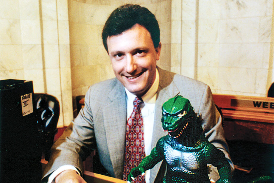 His political persona earned Bill Gwatney, shown here in 1995, the nickname “Gwatzilla,” a moniker borrowed from his car dealerships’ advertising.
