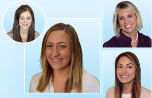 Kasey Brown, Sidney Roach, Angie Young and Margot Miller of Colliers International Arkansas