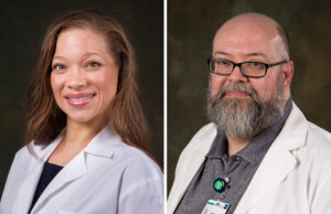 Dr. Erica Stokes and Fred Spears of Baptist Health Family Clinic-Otter Creek in Little Rock