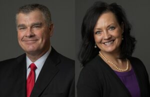 J.R. Blackburn and Laura McCain