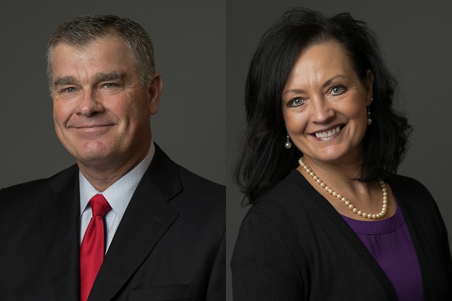 J.R. Blackburn and Laura McCain