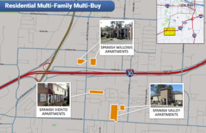 Three southwest Little Rock apartment properties were bought by BBR Oil LLC, led by Iowa City investor David Barker.
