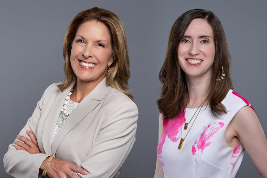 Jennifer LaPerre of Mercy Virtual and Meredith Lowry of Wright Lindsey & Jennings