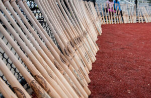 Forged signatures of Mickey Mantle, Yogi Berra, Joe DiMaggio and more penned by John Rogers were chemically removed from bats and donated to youth leagues in Little Rock and Chicago.