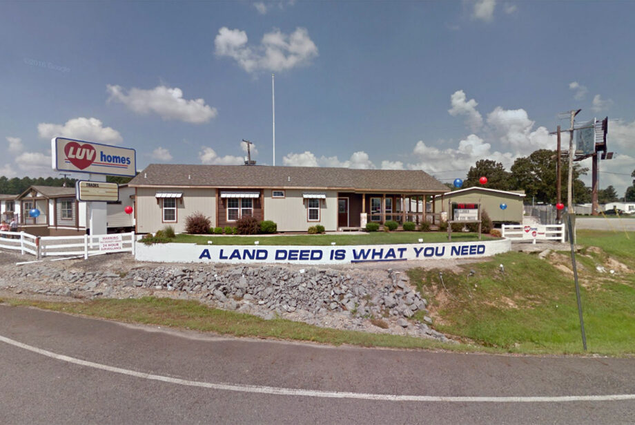 Luv Homes at 26244 Interstate 30 in Alexander.