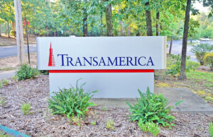 This sign remains at 1400 Centerview Drive in Little Rock, where Tata Consultancy Services has absorbed  200 former Transamerica employees, part of a $2 billion IT services deal. TSC is one of seven IT staffing companies accused in lawsuits of discriminating against American job seekers.