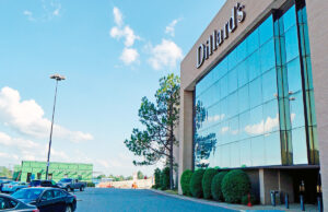Projects on former parking space at McCain Mall in North Little Rock illustrate how shopping centers are making unneeded car spots into sites for dining and entertainment. Dillard’s is leasing McCain sites to Tacos 4 Less and the Purple Cow, seen in the background.