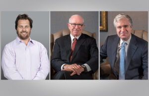 Chris Moses, president and CEO of Newmark Moses Tucker Partners;&nbsp;Tommy Lasiter, founder, principal and managing partner&nbsp;of The Lasiter Group; and Ryan Lasiter, principal and partner of The Lasiter Group.