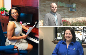 Clockwise from left: LaTasha McNeely Randle, Bryan Castleberry and Jennifer Milroy of Relyance Bank