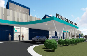 A rendering of the planned&nbsp;Premier Medical Plaza, a 45,000-SF facility at the site of the vacant Kmart on Rodney Parham Road in Little Rock.