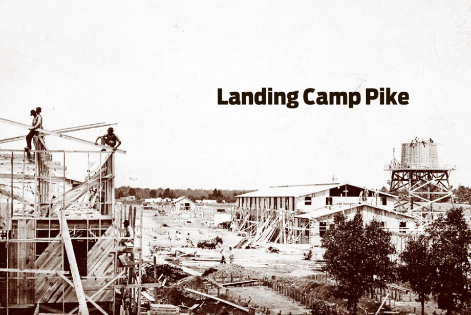 On an expedited timetable set by war, Camp Pike in Pulaski County quickly developed into the second most populous community in Arkansas. Its peak roll call of 54,463 in September 1918 was reached 15 months after construction began. Only Little Rock, with 58,000 citizens, was larger.