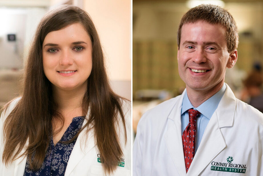 Dr. Whitney Philamlee and Dr. Ben Burkett&nbsp;Conway Regional Health System.