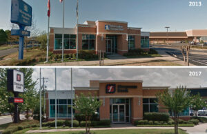 Armor Bank of Forrest City plans to be the third bank in five years to occupy this space on Cantrell Road in Little Rock.