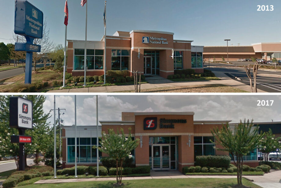 Armor Bank of Forrest City plans to be the third bank in five years to occupy this space on Cantrell Road in Little Rock.