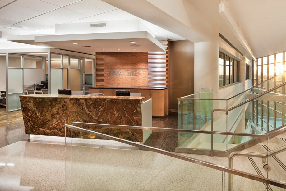 The Myeloma Institute, located within the Winthrop P. Rockefeller Cancer Institute at UAMS