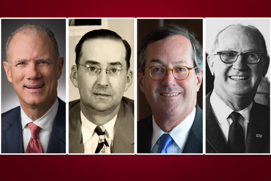 The Arkansas Business Hall of Fame's 2019 inductees are Claiborne P. Deming of Murphy Oil, the late Joe M. Steele of Steele Canning and Springdale Canning, Warren A. Stephens of Stephens Inc. and the late John W. Tyson of Tyson Foods.