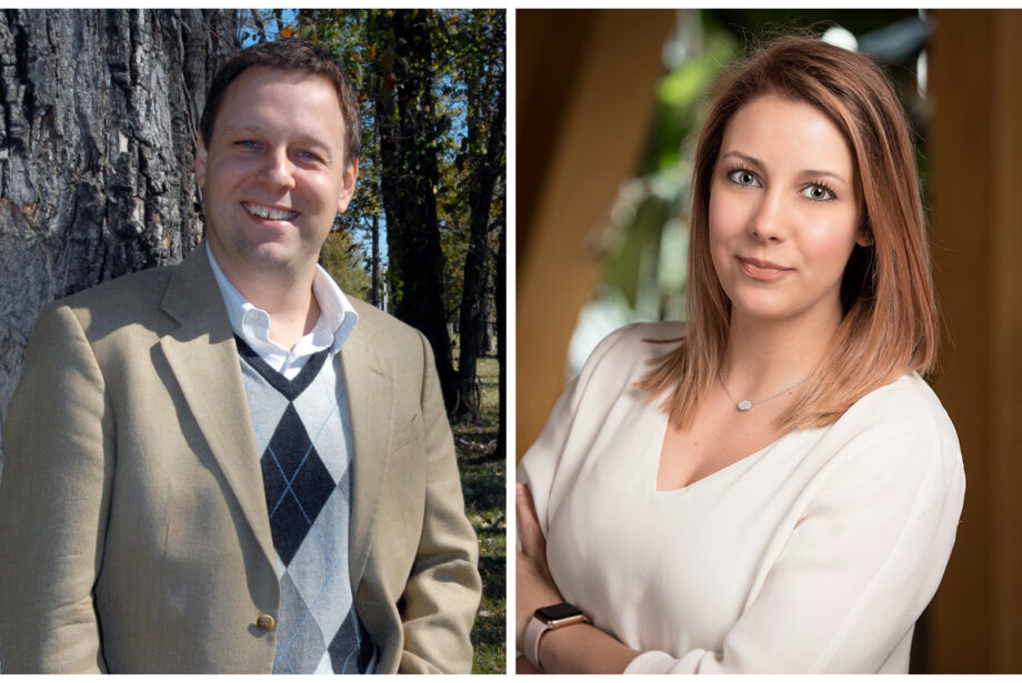 Bobby Ampezzan and Allie Brown, now of Mangan Holcomb Partners/Team SI in Little Rock