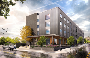 Rendering of The Haywood hotel