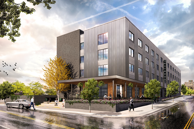 Rendering of The Haywood hotel