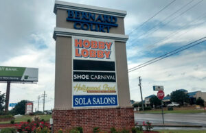 Bernard Court is adjacent to a Walmart Supercenter on East Highland Drive in Jonesboro