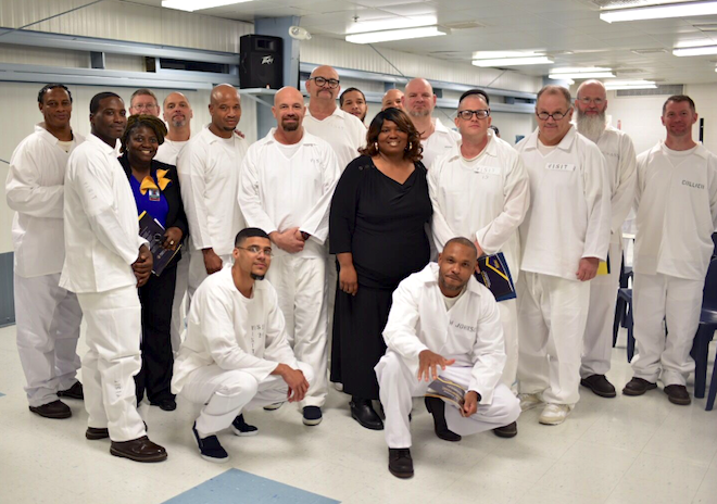 Inmates and parolees received associates of the arts degrees in ceremonies at the Arkansas Department of Correction unit in Wrightsville. The degrees were obtained through the Second Chance Pell Experimental Sites Initiative.