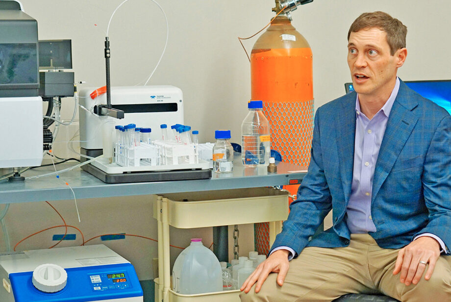 Brandon Thornton, CEO of Steep Hill Arkansas, which will be testing medical cannabis for purity and potency.