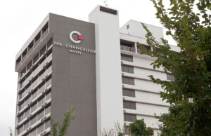 The Chancellor Hotel at 70 N. East Ave. in Fayetteville