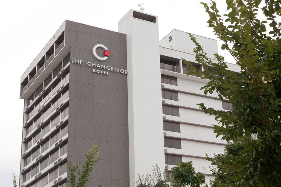 The Chancellor Hotel at 70 N. East Ave. in Fayetteville