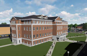 University of Central Arkansas rendering for the Integrated Health Sciences Building.