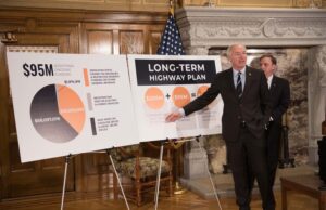 Gov.&nbsp;Asa Hutchinson explains a $300 million highway funding plan that includes the&nbsp;permanent extension of an existing half-cent sales tax for highways.
