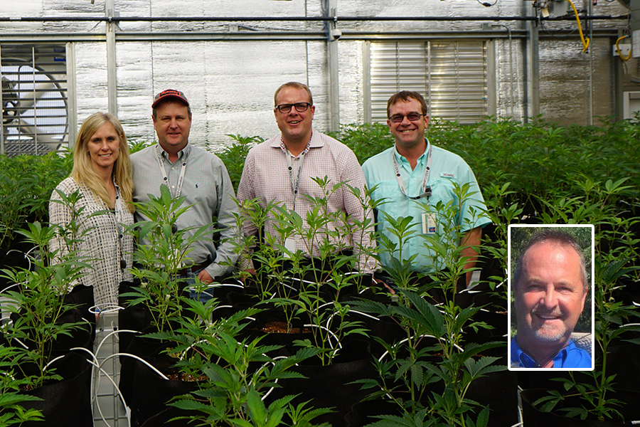 The leadership Bold Team, from left, are Director of Human Resources Misty Drennan, her husband and COO Mark Drennan, Director of Customer Relations Robert Lercher, Director of Inventory and Quality Control Cayne Orman, and CEO Danny W. Brown, shown inset.
