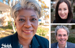 Gloria Boone, Hannah Ray and Tom Ricciardone of AFMC