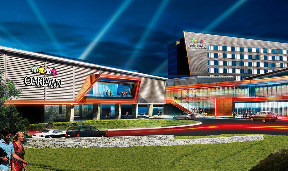 The new hotel will feature 200 rooms, views of the racetrack and nearby lakes, a luxury spa, a new restaurant, and an adjacent 14,000 square-foot multi-purpose events center for concerts, meetings, weddings and more.