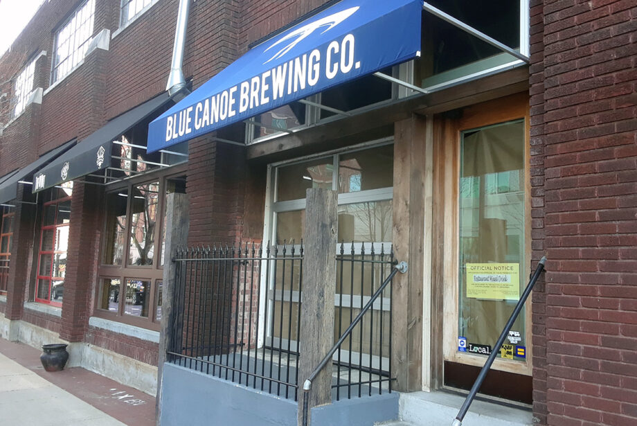 The former Blue Canoe Brewing Co. location is poised to see new life as Lucky Lou's, at 425 E. Third St.