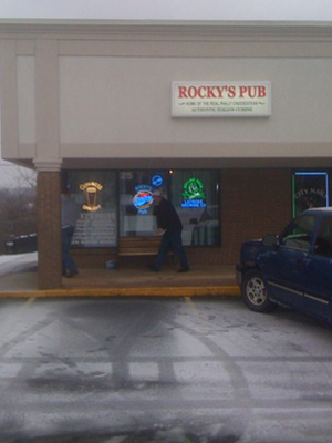 An undated photo of Rocky's Pub when it was located inside the Indian Hills Shopping Center in North Little Rock.