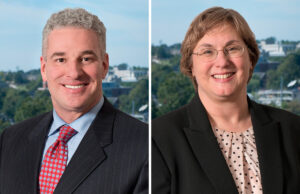 Scott Wray and Grace Keegan Johnson, Hall Estill.