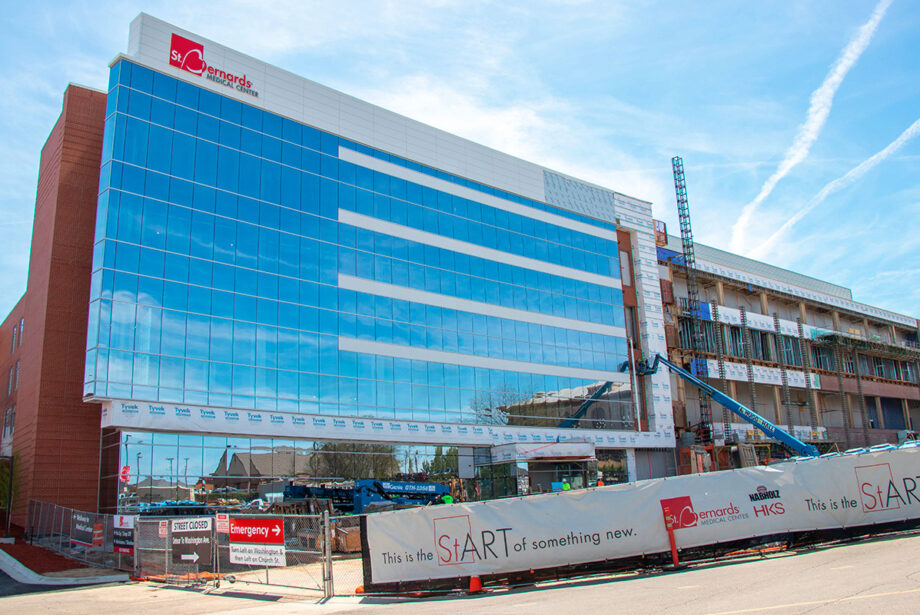 The new medical tower at St. Bernards Medical Center in Jonesboro.