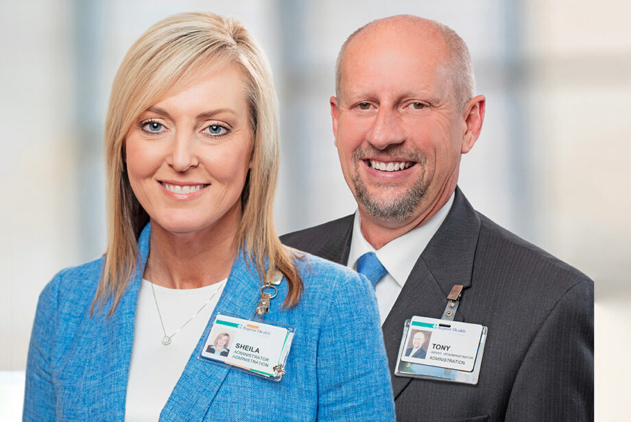 Sheila Williams and Tony Hardage, Baptist Health