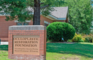 Daniel Eaton’s business at 220 Van Buren St. in Little Rock is incorporated as Alloplastic Restoration Foundation, although the sign outside uses a different name.