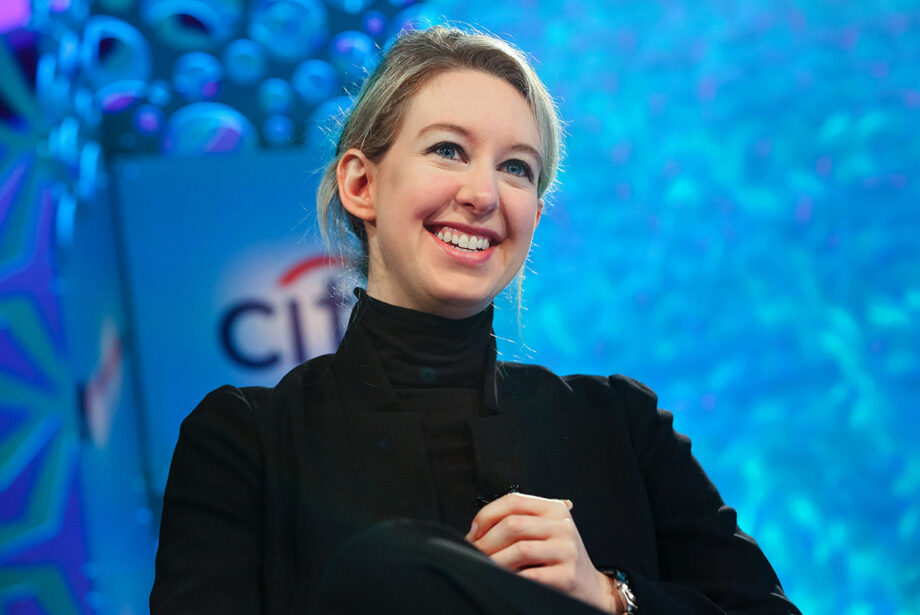 Elizabeth Holmes, then the CEO of Theranos, appears at the 2014 Fortune Most Powerful Women Conference in Laguna Niguel, California.