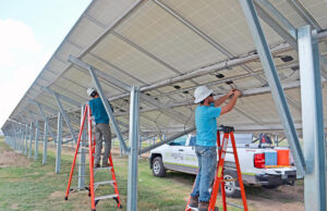Entegrity Partners is building a solar array like this one for Phillips County. This project was completed in Brickeys (Lee County) for the Arkansas Department of Corrections.