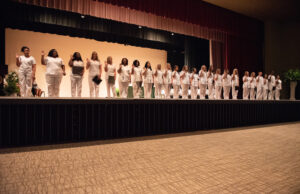 Nurses at the&nbsp;School of Nursing Graduate Recognition Ceremony&nbsp;at the University of Arkansas at Monticello.