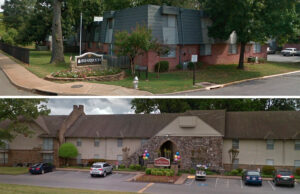 Briarwood Apartments at 801 S. Rodney Parham Road (top) and Spring Valley Apartments at 8701 Interstate 30, both in Little Rock.