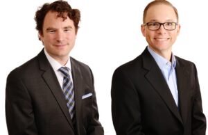 From left,&nbsp;Robert Wolfe and Adam Jones.