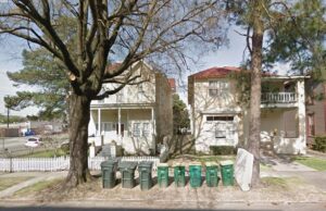 Apartment buildings at 916 and 920 Scott St. in Little Rock