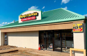 The Hungry Howie's Pizza restaurant at 10300 Rodney Parham Road in Little Rock, last month while still under construction.