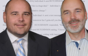 Former state Sen. Jeremy Hutchinson has admitted taking bribes from Dr. Ben Burris, charges for which Burris has pleaded not guilty.