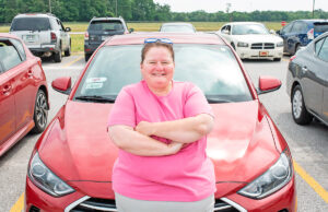 In contrast to drivers who are suing for overtime from Uber, Michelle Ouillette of Rogers is happy with her gig, she said. Working for both Uber and Lyft, she can make about $1,000 a week.